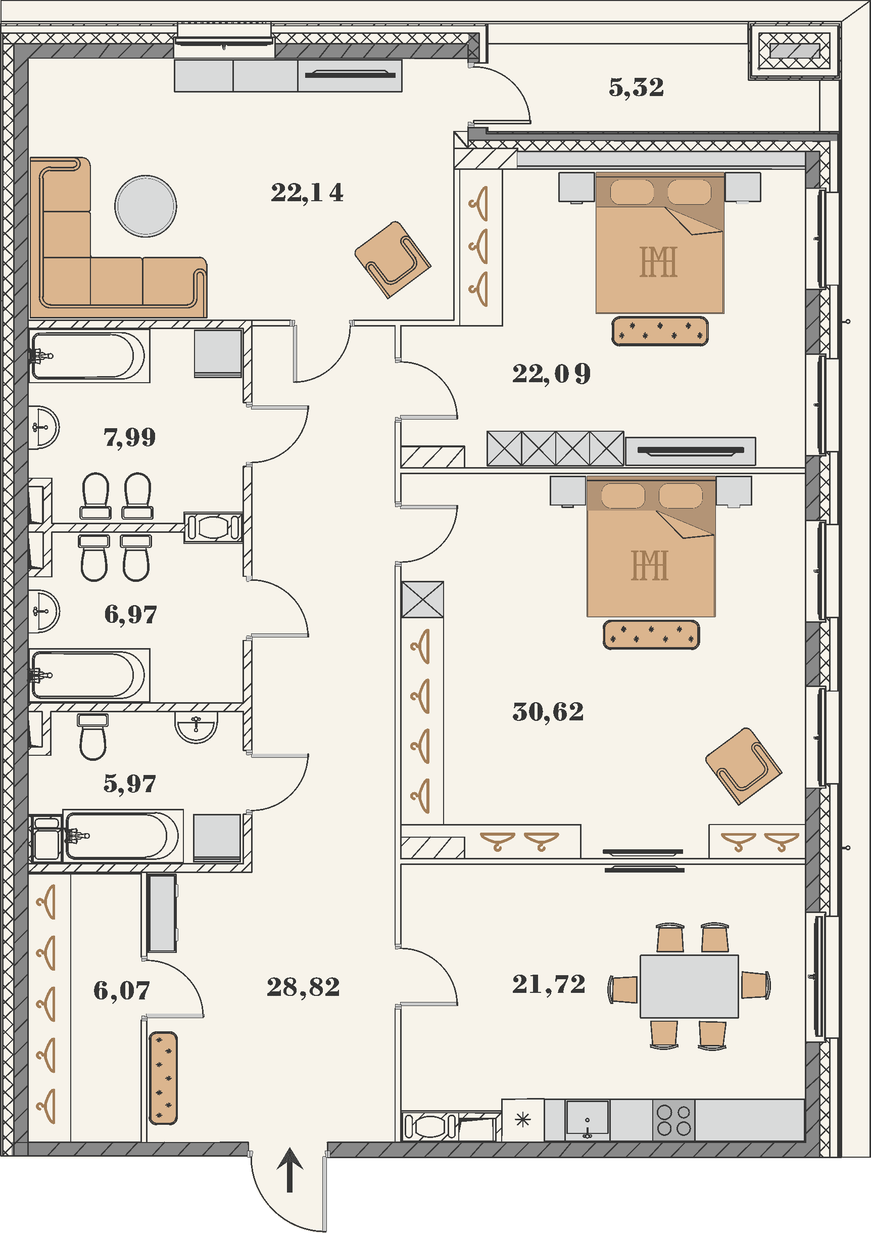 Manhattan House - Floor plan